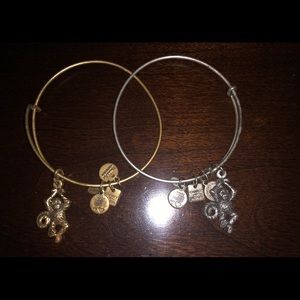 2 Alex & Ani monkey 🐒 🐵 bracelets